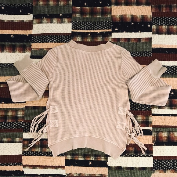 XX SOLD XX Free People || Waffle Knit Sweater - Picture 2 of 4